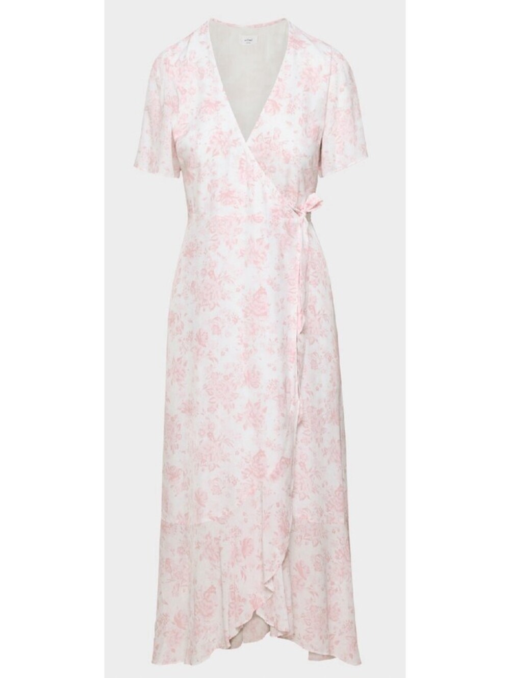 NEW Aritzia Wilfred pink & white floral Gazette Dress. SMALL NWT